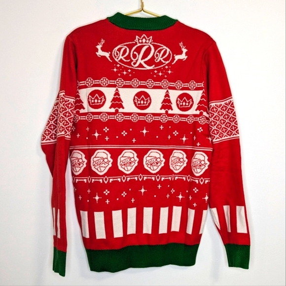 Revolt Sweaters‎ Small Ranboo Limited Edition Red Holiday Christmas Sweater - Picture 8 of 12